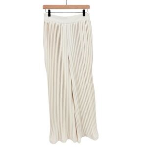 Mulla Pleated Wide‎ Leg Pants Pull On Large